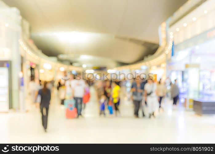 Abstrast Blurred background : airport boarding area