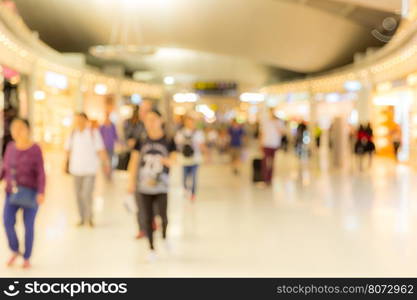 Abstrast Blurred background : airport boarding area