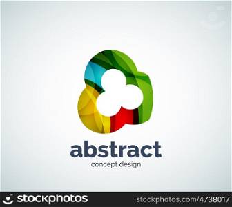 abstruse shape logo template, abstract business icon