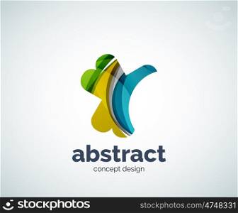 abstruse shape logo template, abstract business icon