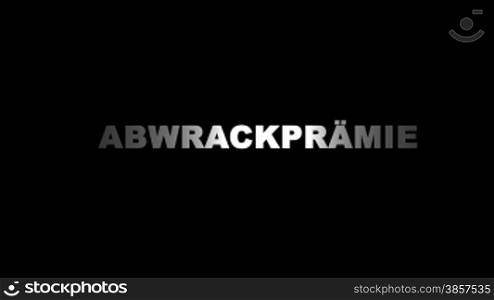 AbwrackprSmie 2.500 n Typoanimation + Alphamaske