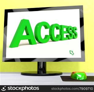 Access Word On Computer Screen Shows Login . Access Word On Computer Screen Showing Login
