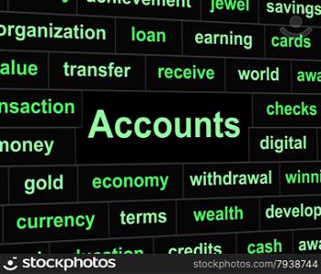 Accounting Accounts Indicating Balancing The Books And Paying Taxes