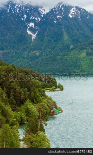 Achensee (Lake Achen) summer landscape (Austria, Tirol).