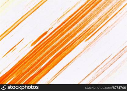 acrylic orange red yellow brown paint texture background hand made brush on paper