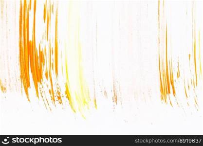 acrylic orange red yellow brown paint texture background hand made brush on paper