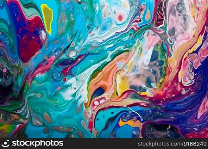 Acrylic paint colorful abstract background art. Generative AI. High quality illustration. Acrylic paint colorful abstract background art. Generative AI