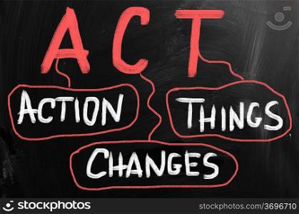 Action Changes Things.