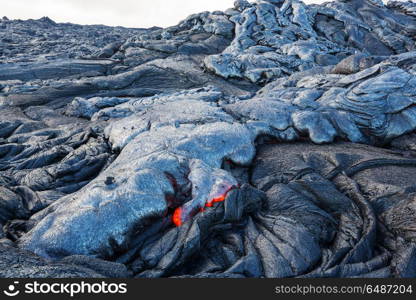 Active volcano. Kilauea Active Volcano on Big Island, Hawaii