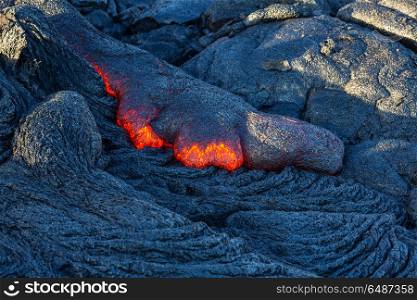 Active volcano. Kilauea Active Volcano on Big Island, Hawaii