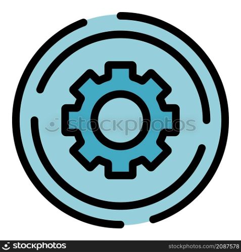 Adapt to change icon. Outline adapt to change vector icon color flat isolated. Adapt to change icon color outline vector