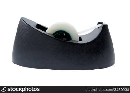 adhesive tape dispenser isolated on white background. adhesive tape dispenser