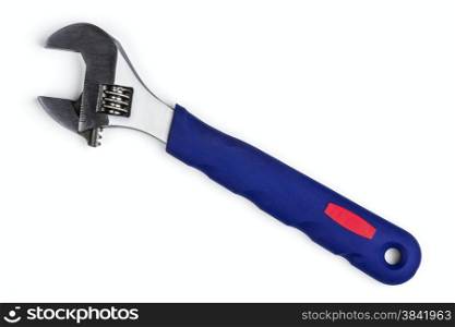 adjustable wrench isolated on a white background