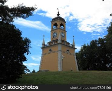 admiral&#39;s tower in karlskrona city on blue sky. Sweden Scandinavia Europe