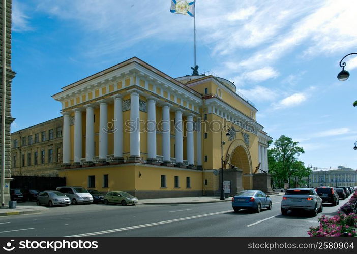 Admiralty Building.Saint-Petersburg, Russia.June 4, 2015