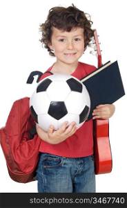adorable child happy to make activities extracurricular