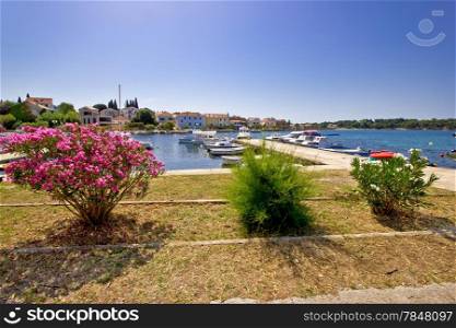 Adriatic town of Petrcane waterfront, Dalmatia, Croatia