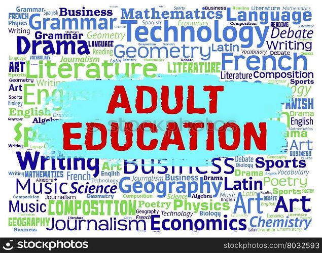 Adult Education Meaning Mature School And Tutoring