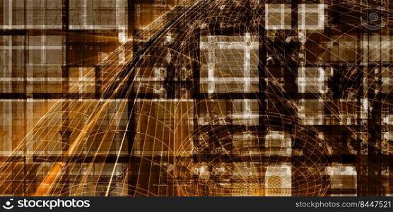 Advanced Technology and Science Abstract Background Concept. Advanced Technology