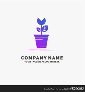 adventure, game, mario, obstacle, plant Purple Business Logo Template. Place for Tagline.. Vector EPS10 Abstract Template background