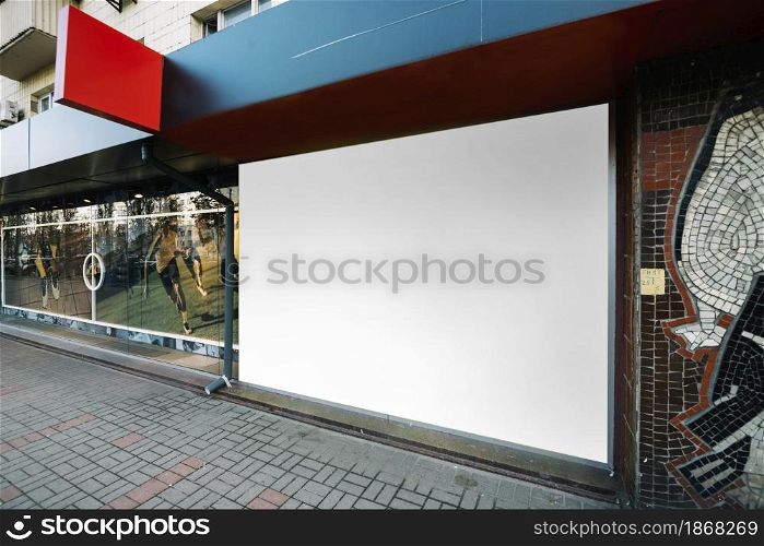 advertising panel building