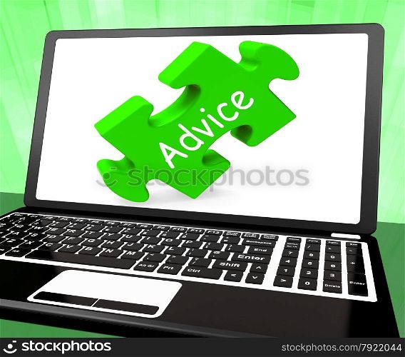 . Advice Laptop Meaning Guidance Advising Or Suggest