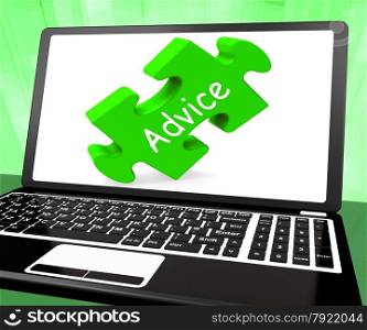 . Advice Laptop Meaning Guidance Advising Or Suggest