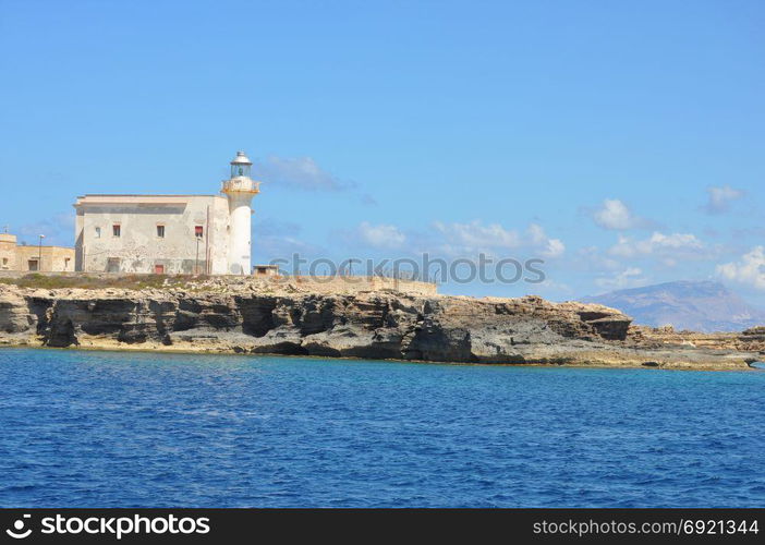 Aegadian Islands beach in Trapani. Beach at the Eagadian Islands in Trapani, Italy