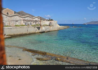 Aegadian Islands beach in Trapani. Beach at the Eagadian Islands in Trapani, Italy