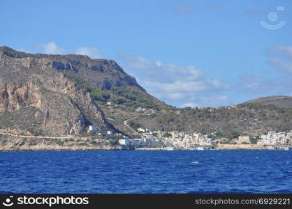 Aegadian Islands beach in Trapani. Beach at the Eagadian Islands in Trapani, Italy