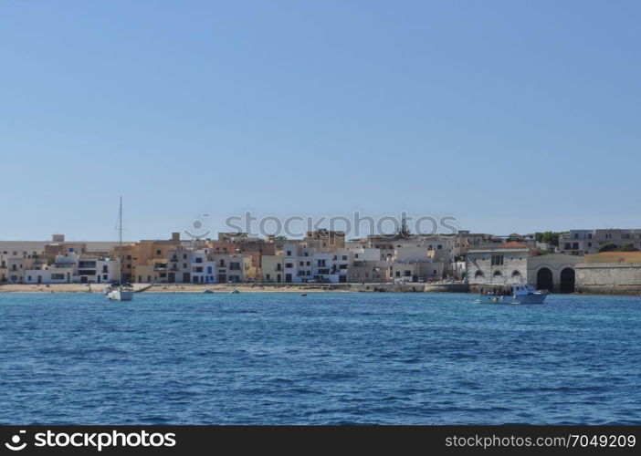 Aegadian Islands beach in Trapani. Beach at the Eagadian Islands in Trapani, Italy