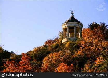 Aeolus Harp In Autumntime. Pyatigorsk Landmarks And Monuments