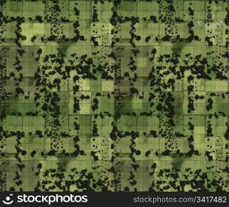aerial image. aerial image of agricultural fields and fragmented farming land