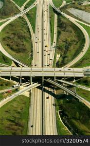 Aerial of expressway ramps , Baltimore BeltwayT2