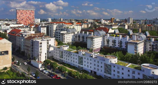 Aerial Panoramic View, Cityscape, Berlin, Germany, Europe