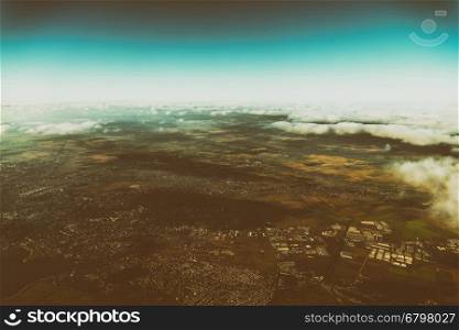 Aerial Photo Of Earth Horizon