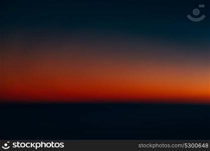 Aerial Photo Of Ocean Sunset