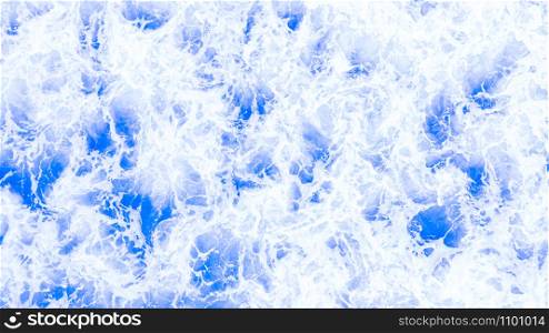 Aerial top view background shot of aqua sea water surface, Sea surface texture background.