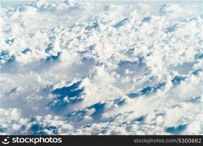 Aerial View Of Beautiful Landscape Of Earth Clouds