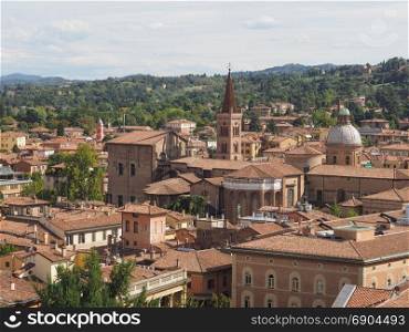 Aerial view of Bologna. Aerial view of the city of Bologna, Italy