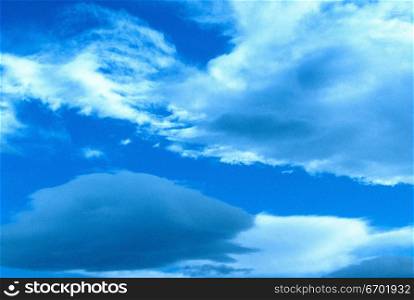Aerial view of clouds in the sky