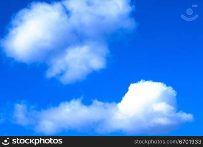 Aerial view of clouds in the sky