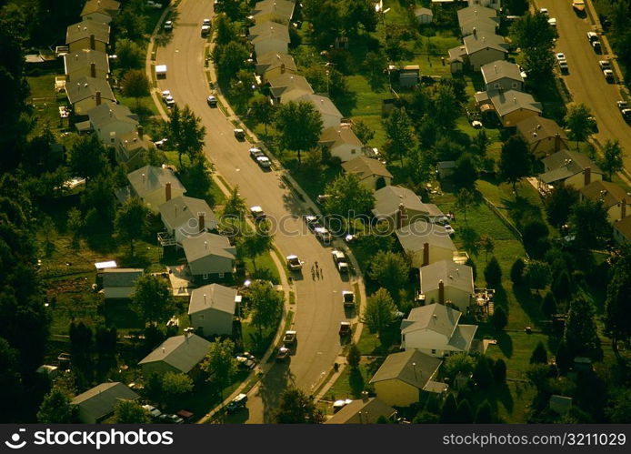 Aerial view of Dale City community in Northern Virginia