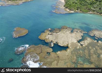 Aerial View Of Gatun Lake, Panama Canal On The Atlantic Side 