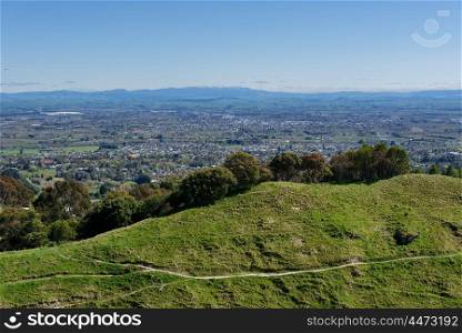 Aerial view of Hastings and Havelock North, New Zealand
