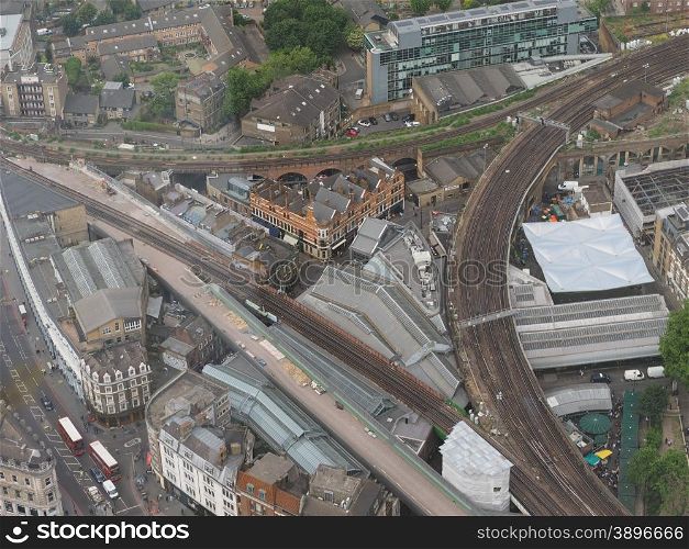 Aerial view of London. Aerial view of the city of London, UK