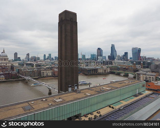 Aerial view of London. Aerial view of the city of London, UK