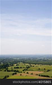 Aerial view of sussex fields