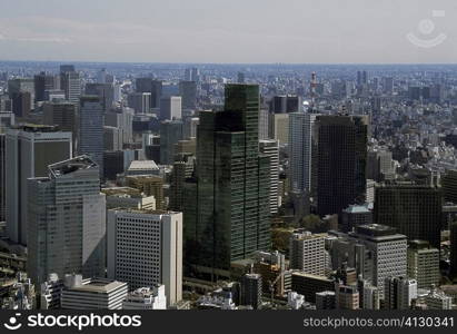 Aerial view of Tokyo, Japan