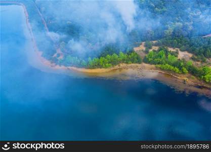 Aerial view with panoramic wildfire is burning trees smoke fire dry grass forest in California USA. Aerial view with panoramic wildfire is burning trees smoke fire dry grass forest in California